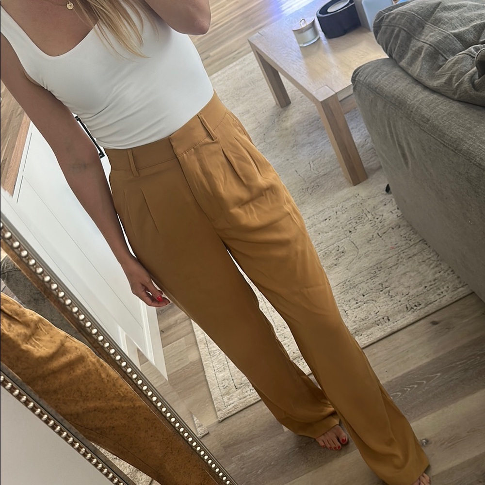 Elegant Tan Women's Pants